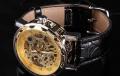 Недорогие часы Winner Skeleton - Gold. Купить в интернет-магазине
